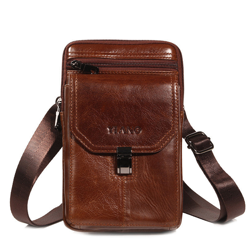 New Leather Men&#39;s Mobile Phone Pocket