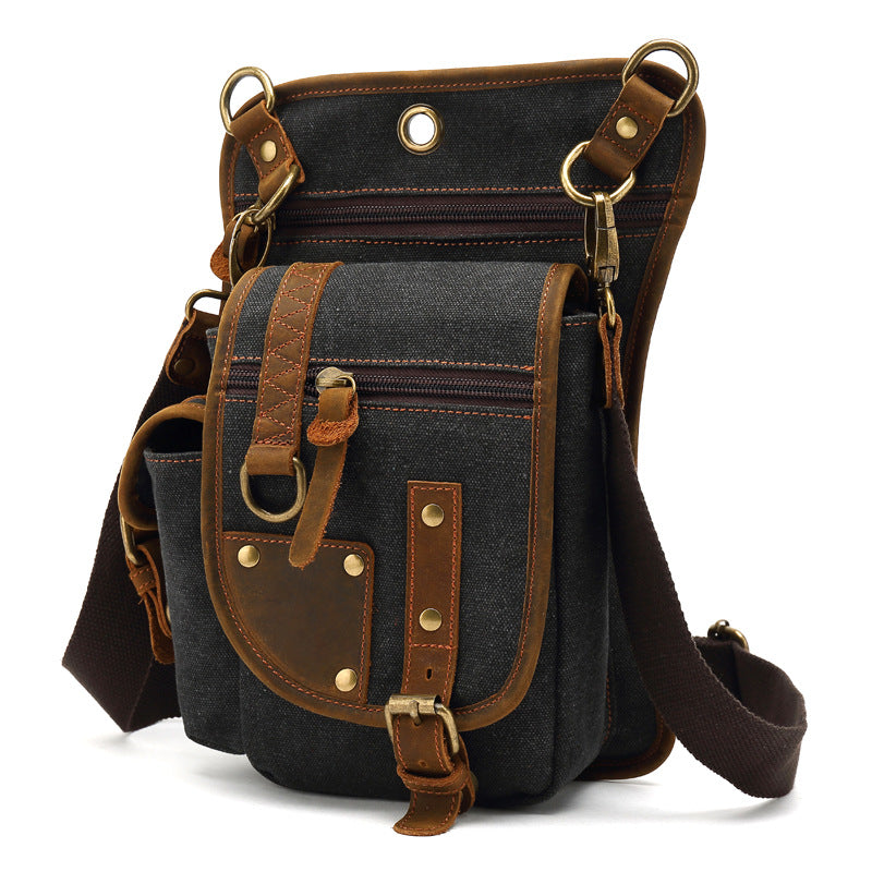 Men&#39;s Canvas Fashion Casual Shoulder Messenger Bag
