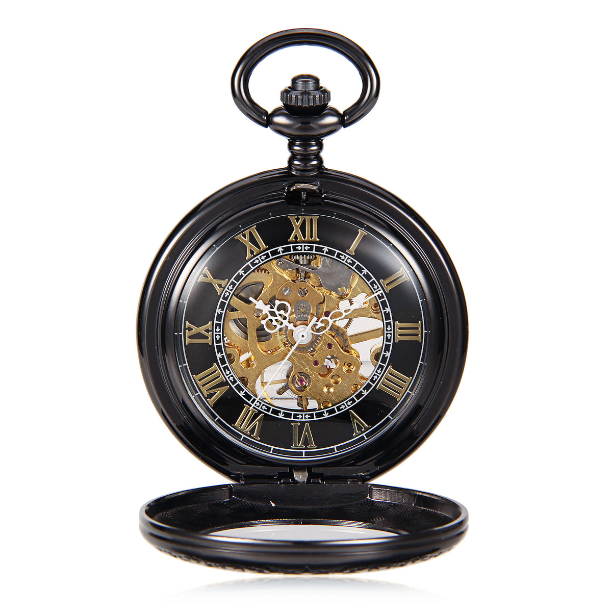 Creative Fashion Trend Wind-winding Mechanical Pocket Watch