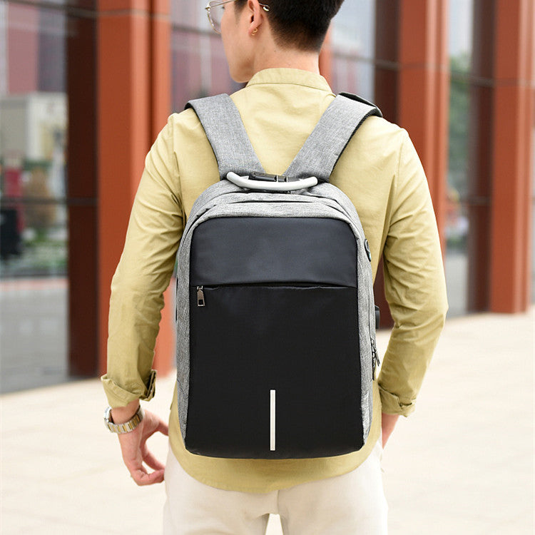 Men&#39;s Anti-theft Backpack Usb Notebook Bag