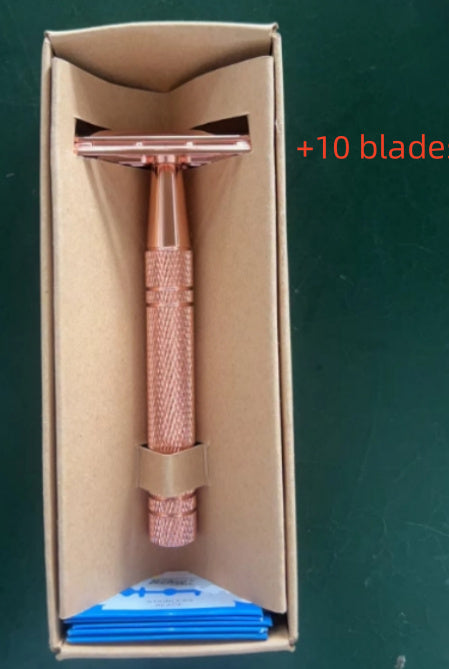 Old-Fashioned Manual Double-Sided Shaving Razor