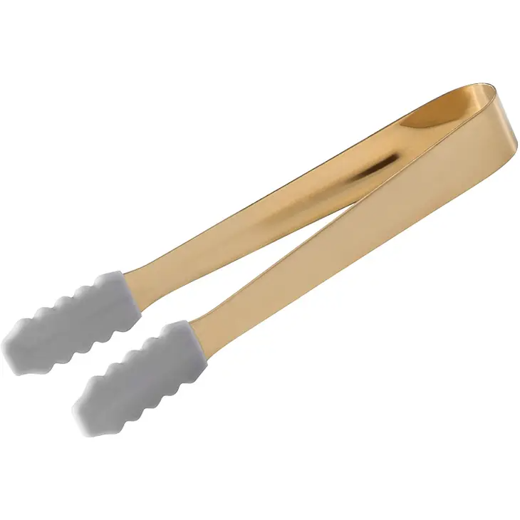 Set of 6 Gold Chilling Stones, and Ice Tong in Gift Box