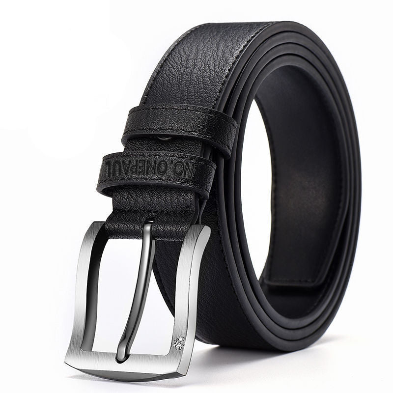 Korean Style Men&#39;s Casual Belt With Pin Buckle
