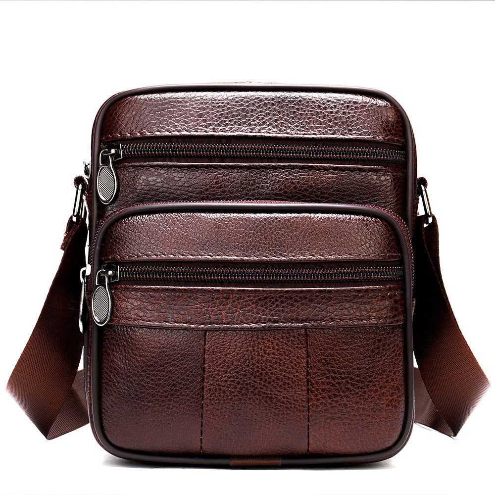 Cowhide Casual One-shoulder Messenger Bag