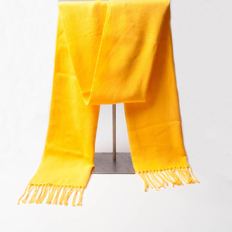 Men&#39;s Fashion Simple Thickened Imitation Cashmere Scarf