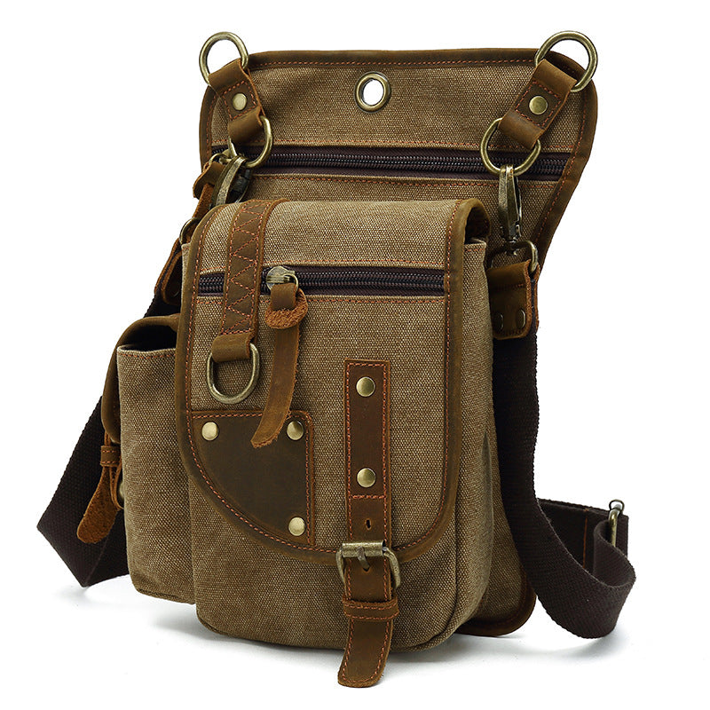 Men&#39;s Canvas Fashion Casual Shoulder Messenger Bag