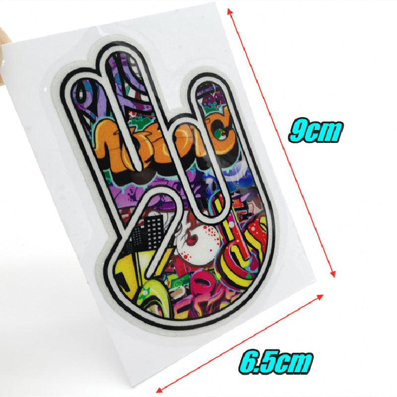 Car Windshield Graffiti Reflective Sticker