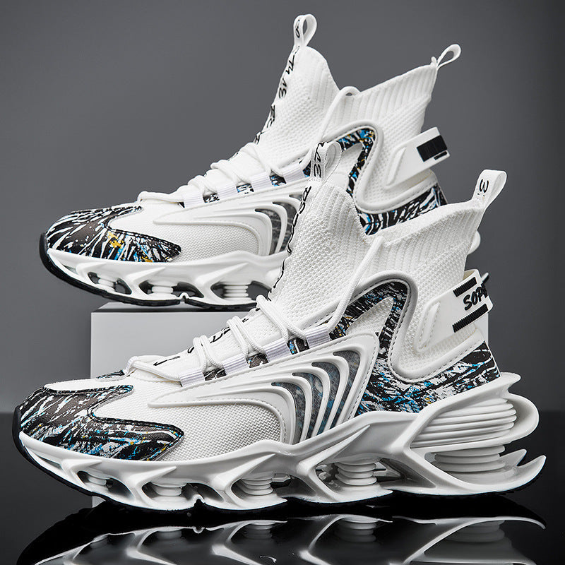 Flying Woven Large Size Mesh Men&#39;s Shoes