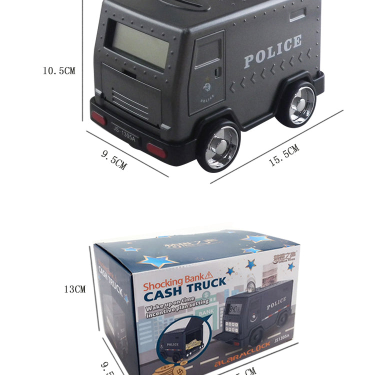 Cartoon Money Transport Truck Money Cabinet Coin-operated Piggy Bank Password Piggy Bank Car