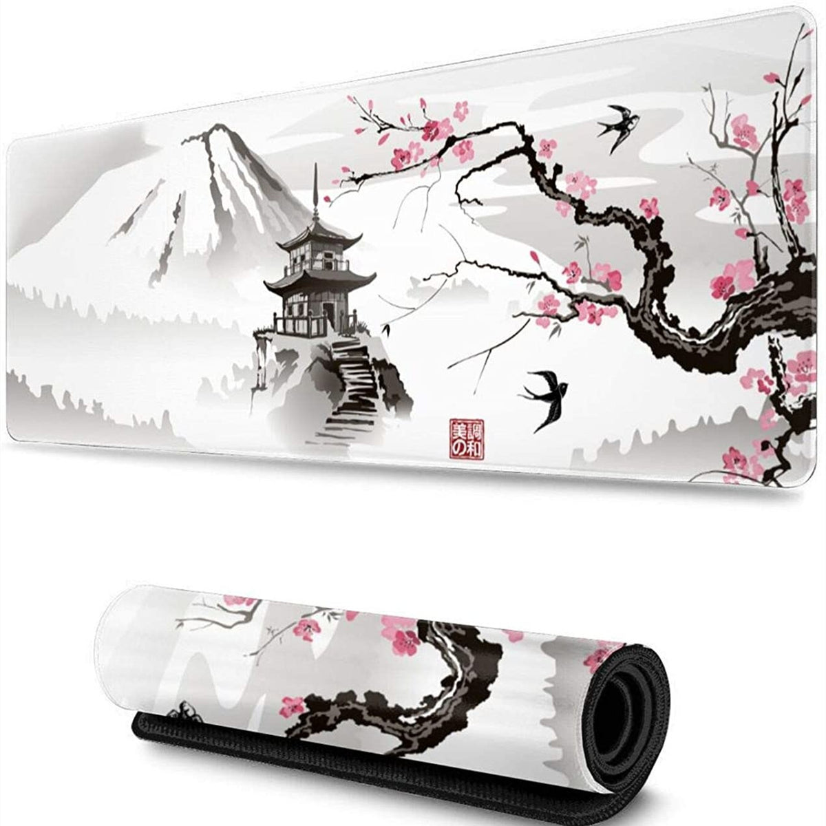 Girls&#39; Oversized Calligraphy And Painting Mouse Pad