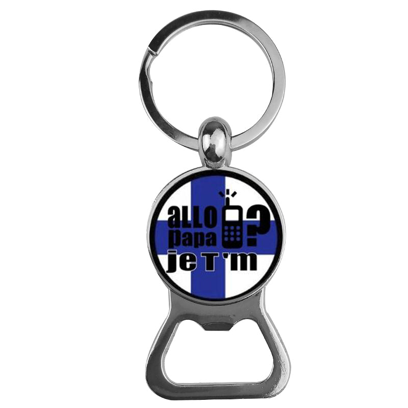 Ornaments Time Gemstone Bottle Opener Keychain