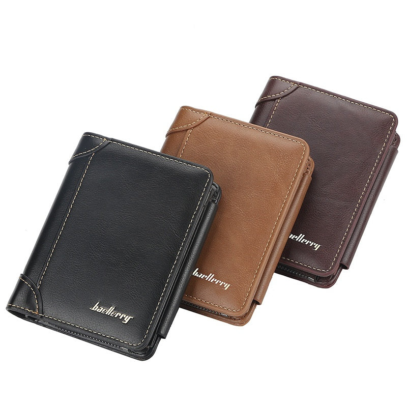 Men&#39;s Wallet Short Business Multi Card Slots Wallet