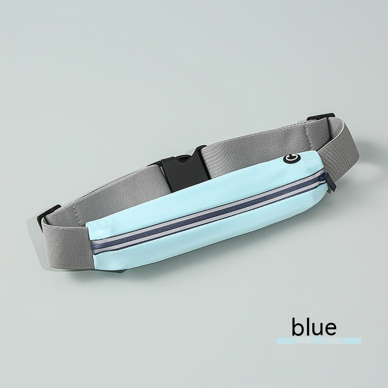 Men&#39;s And Women&#39;s Outdoor Sports Waist Bag Gym Bag Waterproof Storage Bag Sports Bag Invisible Ultra-thin Mini Small Waist Bag