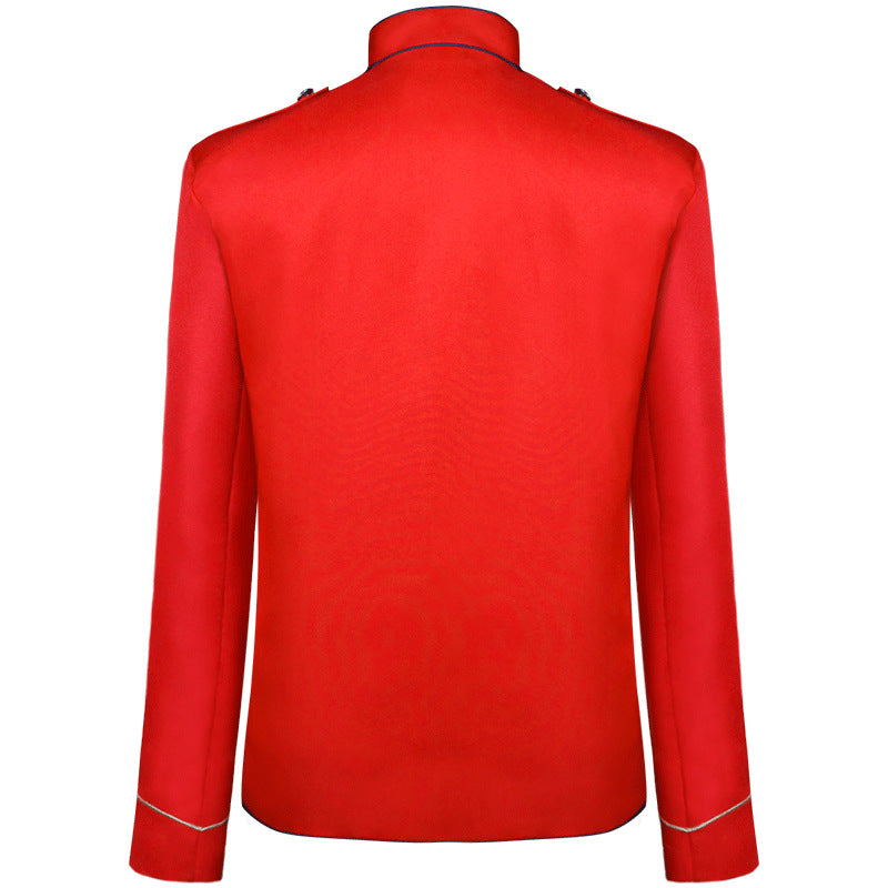 Medieval Men&#39;s Retro Gothic Steam Drummer Suit