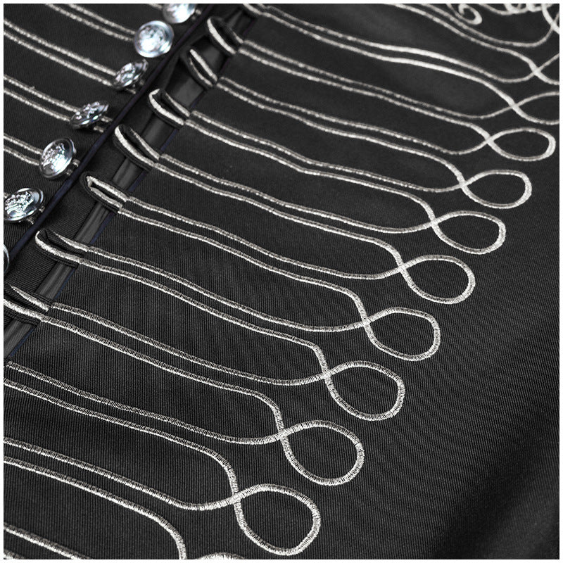 Medieval Men&#39;s Retro Gothic Steam Drummer Suit