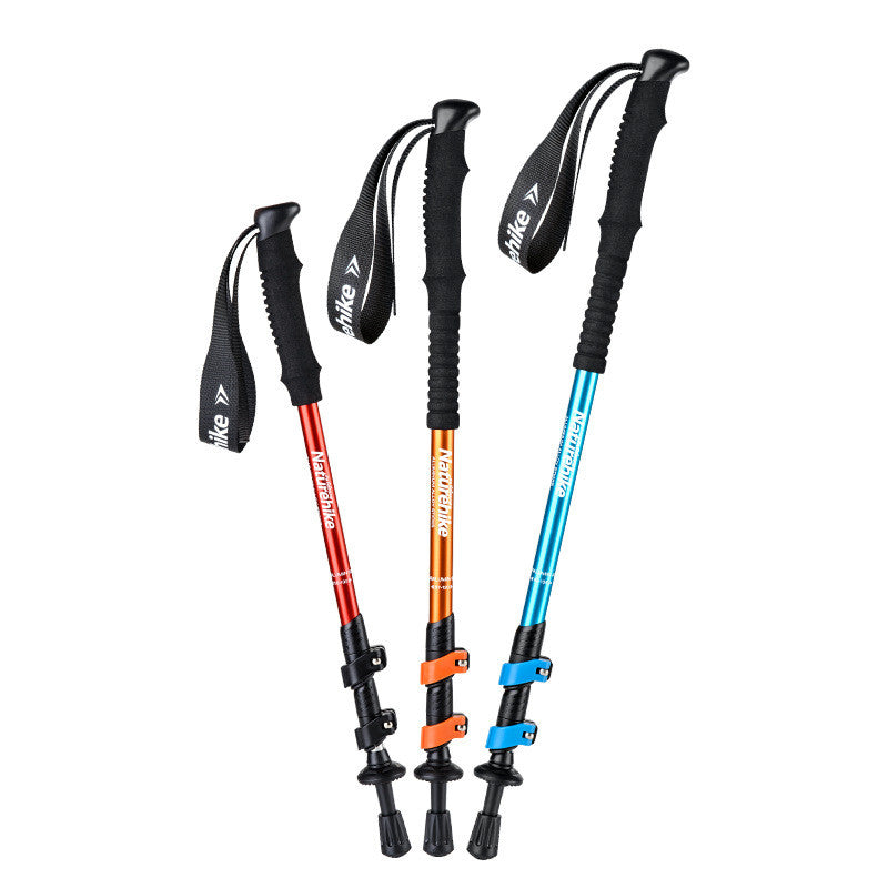Family Children&#39;s Outdoor Trekking Poles With Three Sections