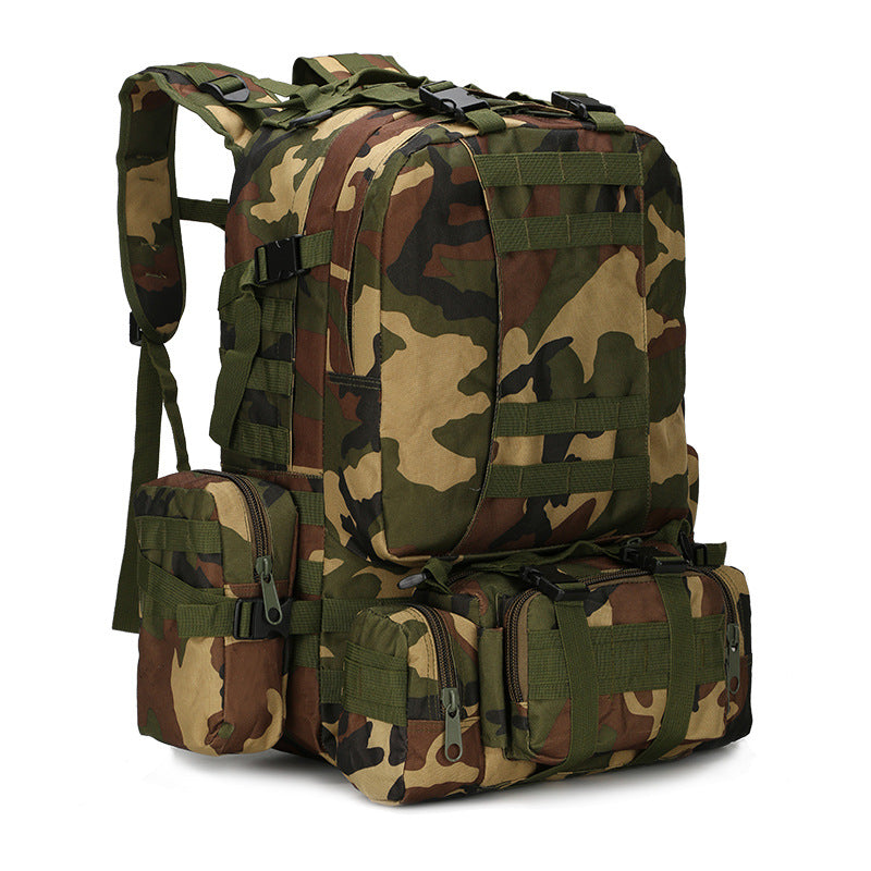Outdoor Mountaineering Travel Bag 50L Camouflage Backpack