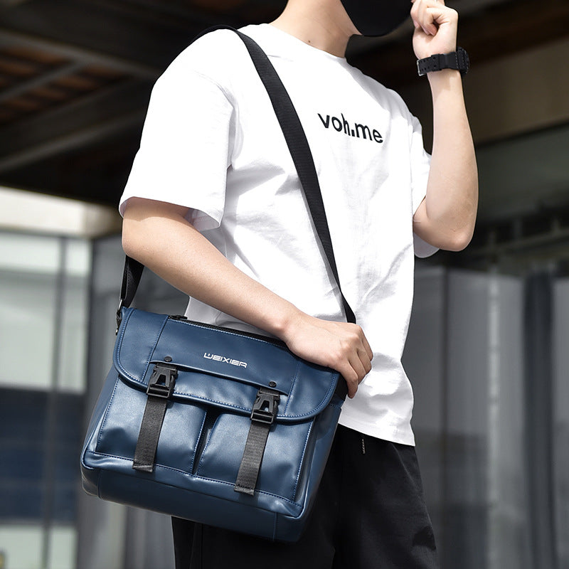 Men&#39;s Shouder Bags Fashion Casual Large Capacity Wear-resistant Overalls Functional Messenger Bag