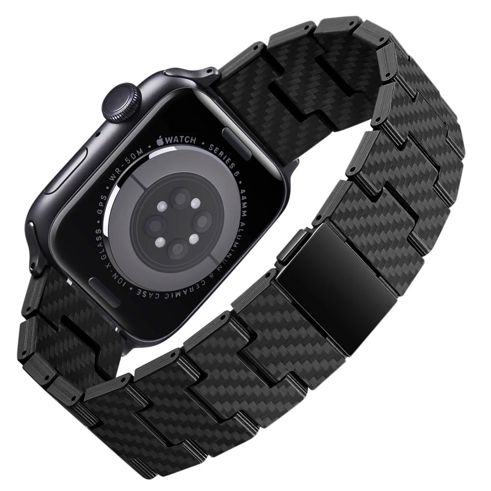 Carbon Fiber Watch Band Suitable For Iwatch876543SE Generation Watch