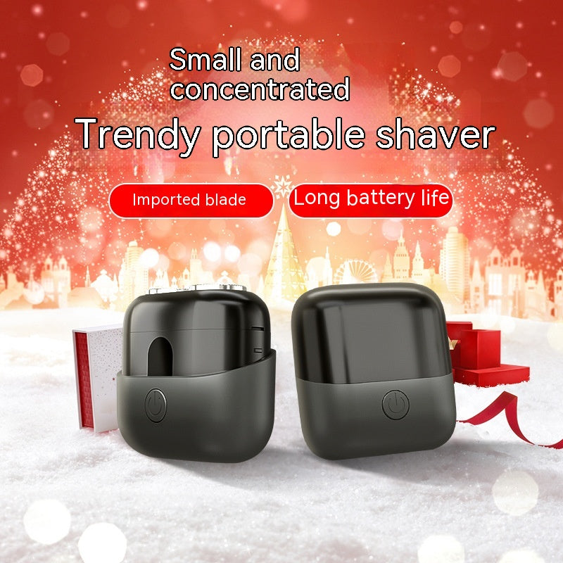 Mini Shaver Double-headed Portable USB Charging Waterproof Men&#39;s Household