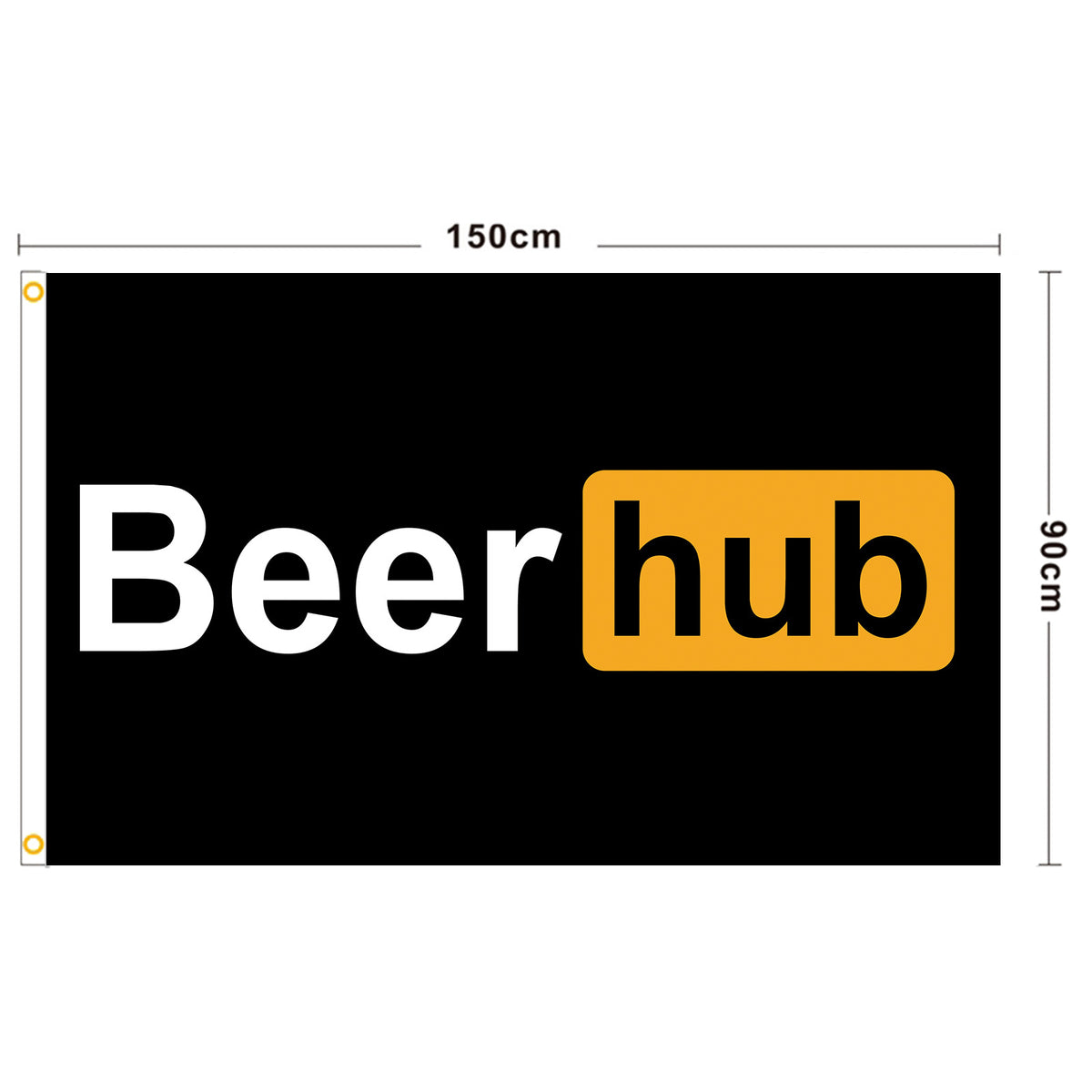 Home Beer Hub Fashion Simple Printing Polyester Hanging Flag