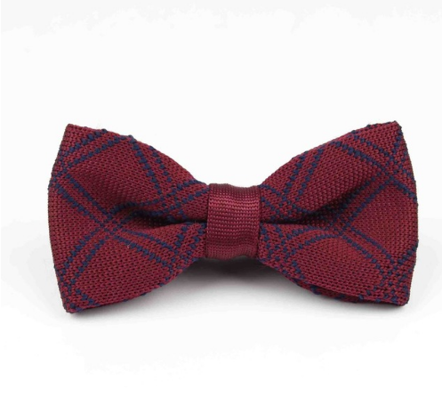 New Style Men Women Knit Bowtie Adjustable Butterfly Double Deck Neckwear Bowties Designer Knitting Dress Knitted Bow Tie
