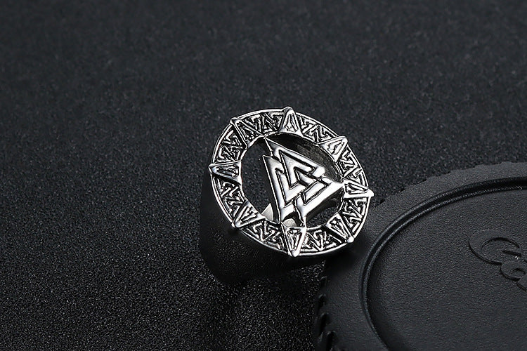 Viking warrior men&#39;s ring
