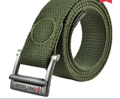 Outdoor leisure canvas belt