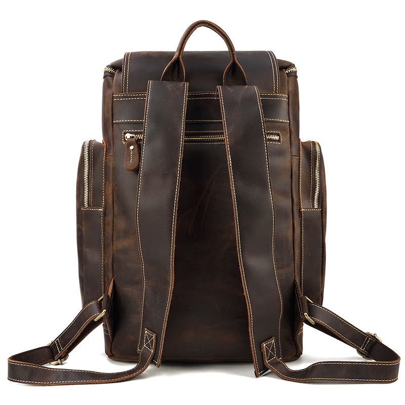 Men&#39;s leather backpack