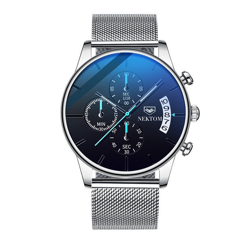 Men&#39;s solid steel watch