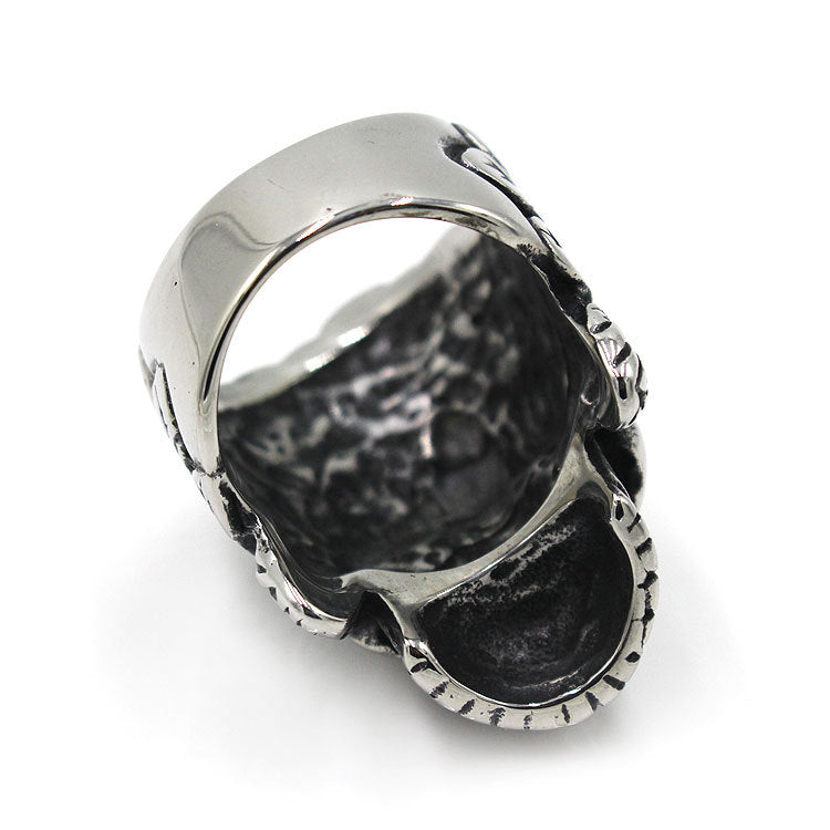 Feather Elder Ghost Head Ring
