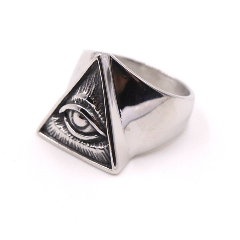 Personality Eye Religious Men&#39;s Evil Eye Shape Ring