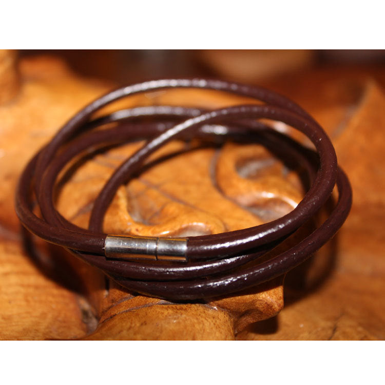 Cowhide rope vintage bracelet