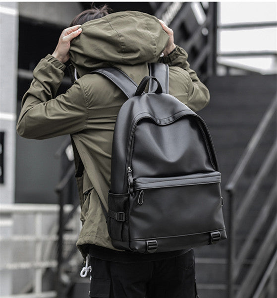 Men&#39;s backpack pvc large capacity usb waterproof backpack