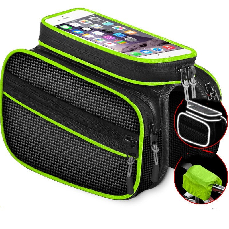 Mobile phone bicycle saddle bag
