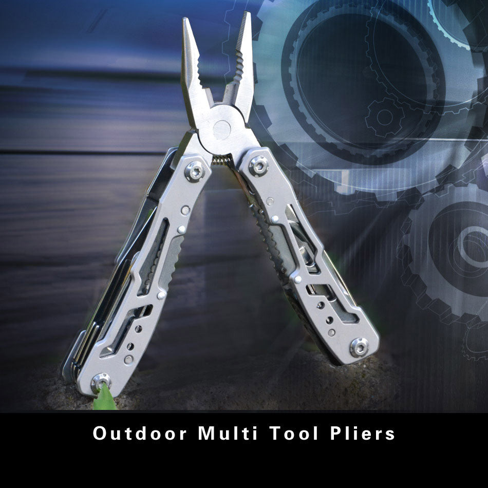 Folding multifunctional pliers