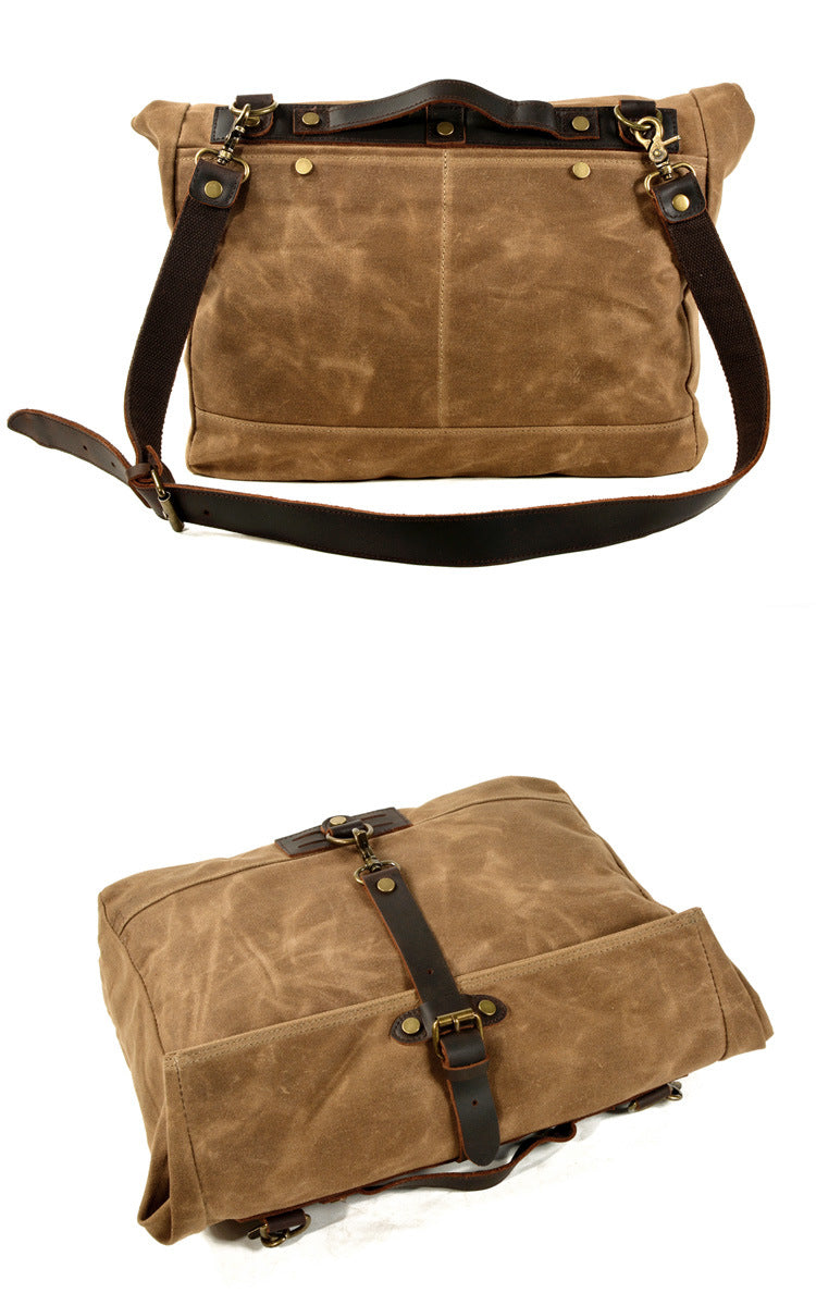 Men&#39;s canvas shoulder bag