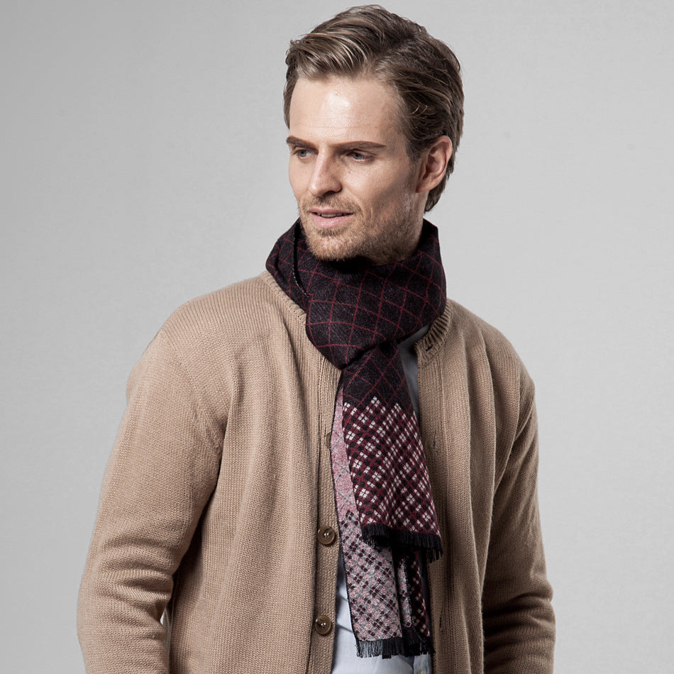 Men&#39;s scarf for autumn and winter