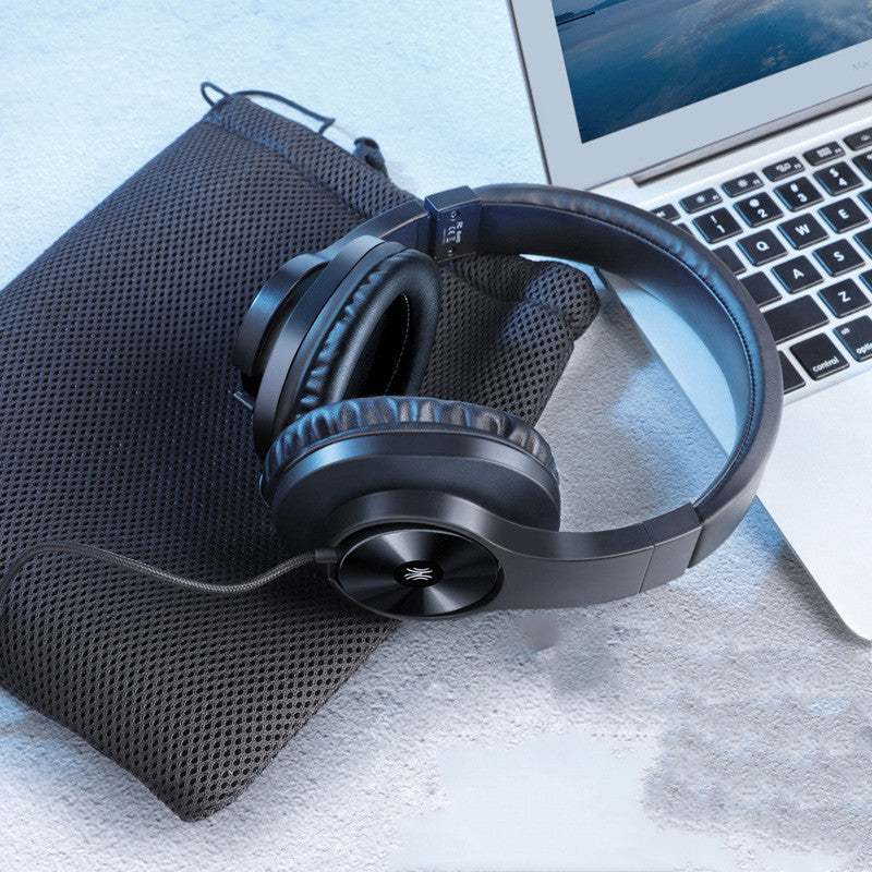 Head-mounted wired headset