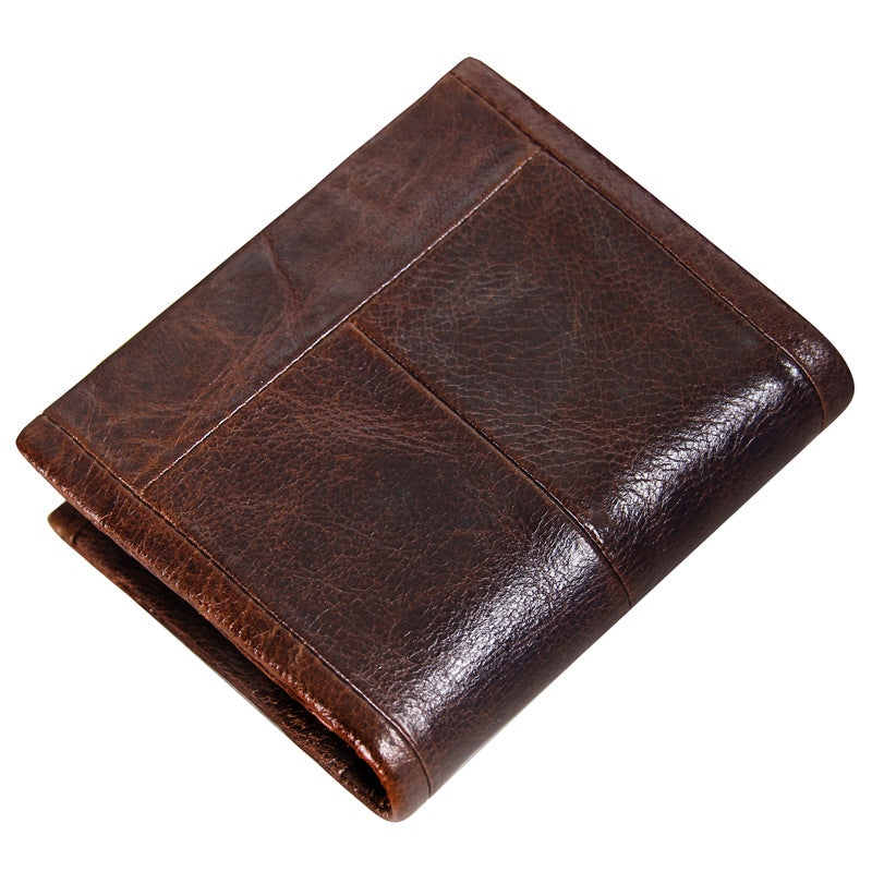 Vintage leather men&#39;s wallet