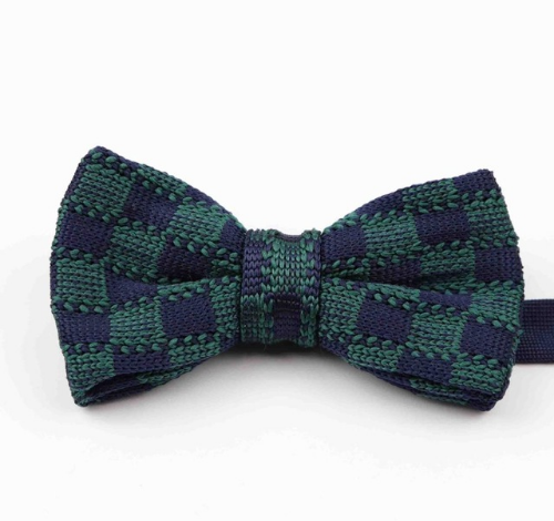New Style Men Women Knit Bowtie Adjustable Butterfly Double Deck Neckwear Bowties Designer Knitting Dress Knitted Bow Tie