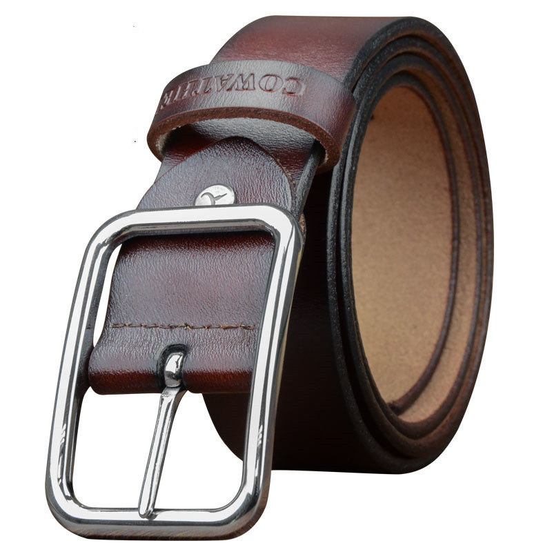 Men&#39;s leather business belt