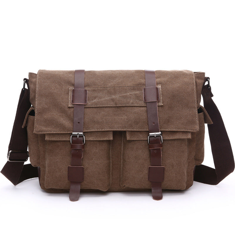 Canvas men&#39;s crossbody bag