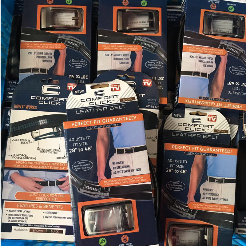 Men&#39;s leather belt