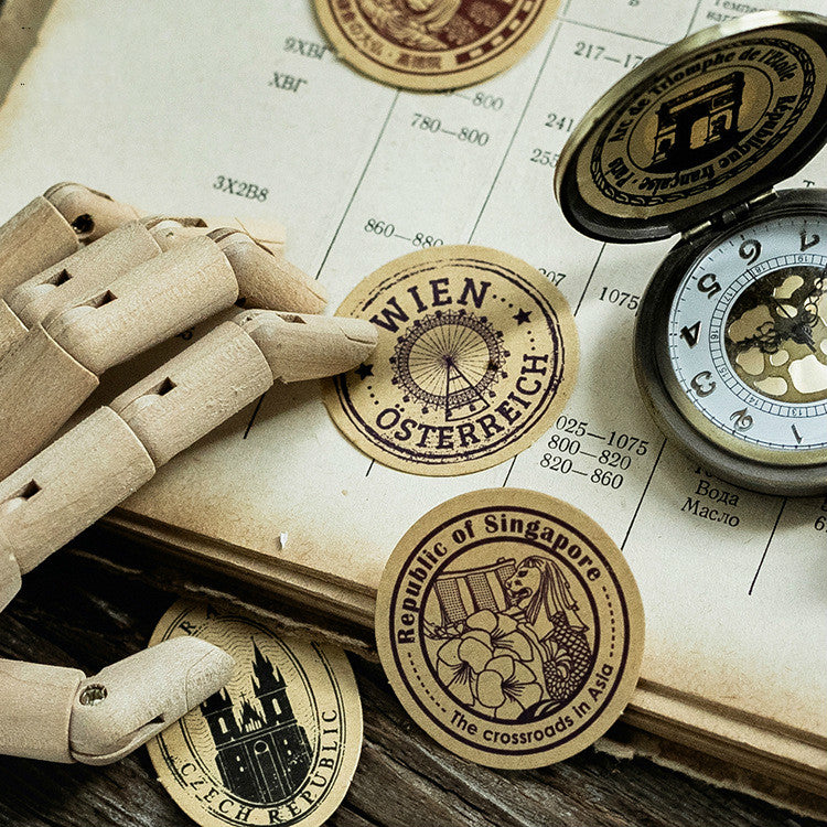 Creative hand-shaped decorative sticker