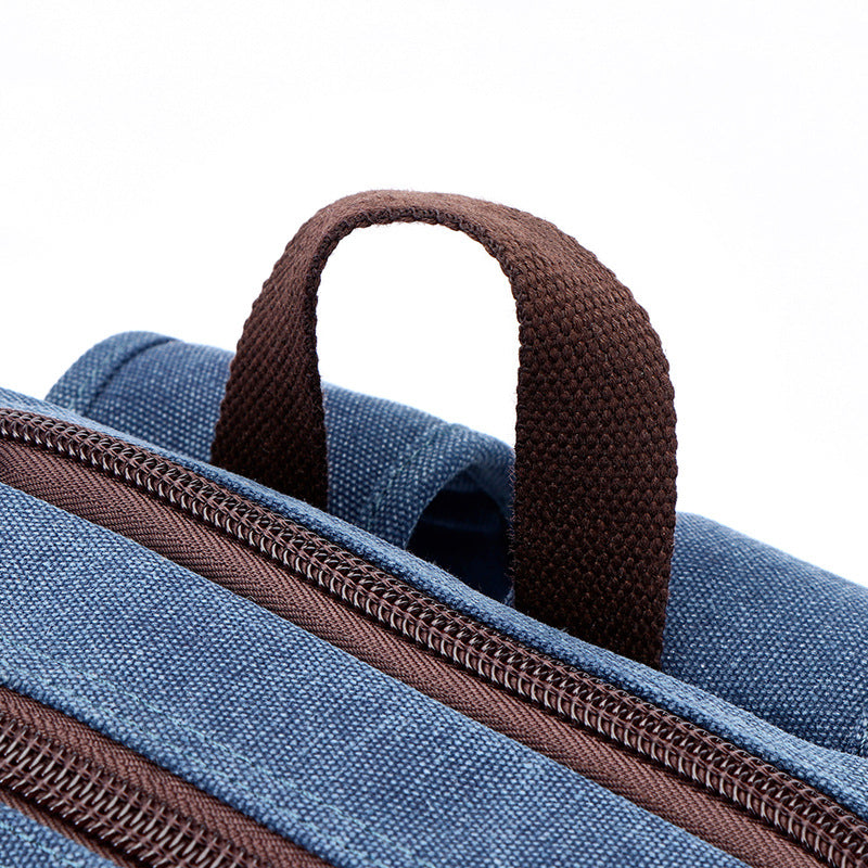 Canvas Bag Retro Casual Shoulder Computer Backpack