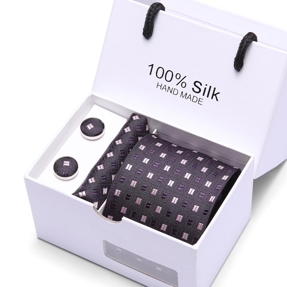 Men&#39;s gift box 5-piece suit business formal wedding tie