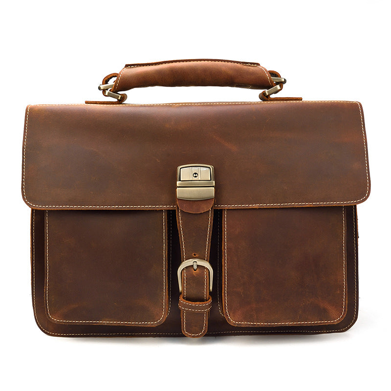 Men&#39;s leather briefcase
