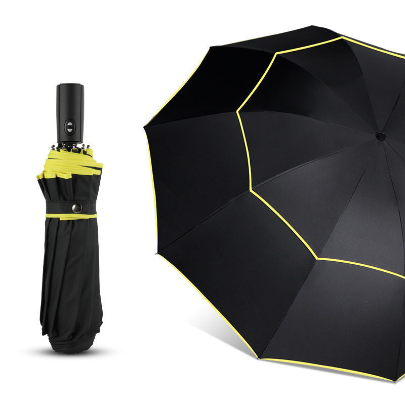 Fully automatic folding umbrella for men and women