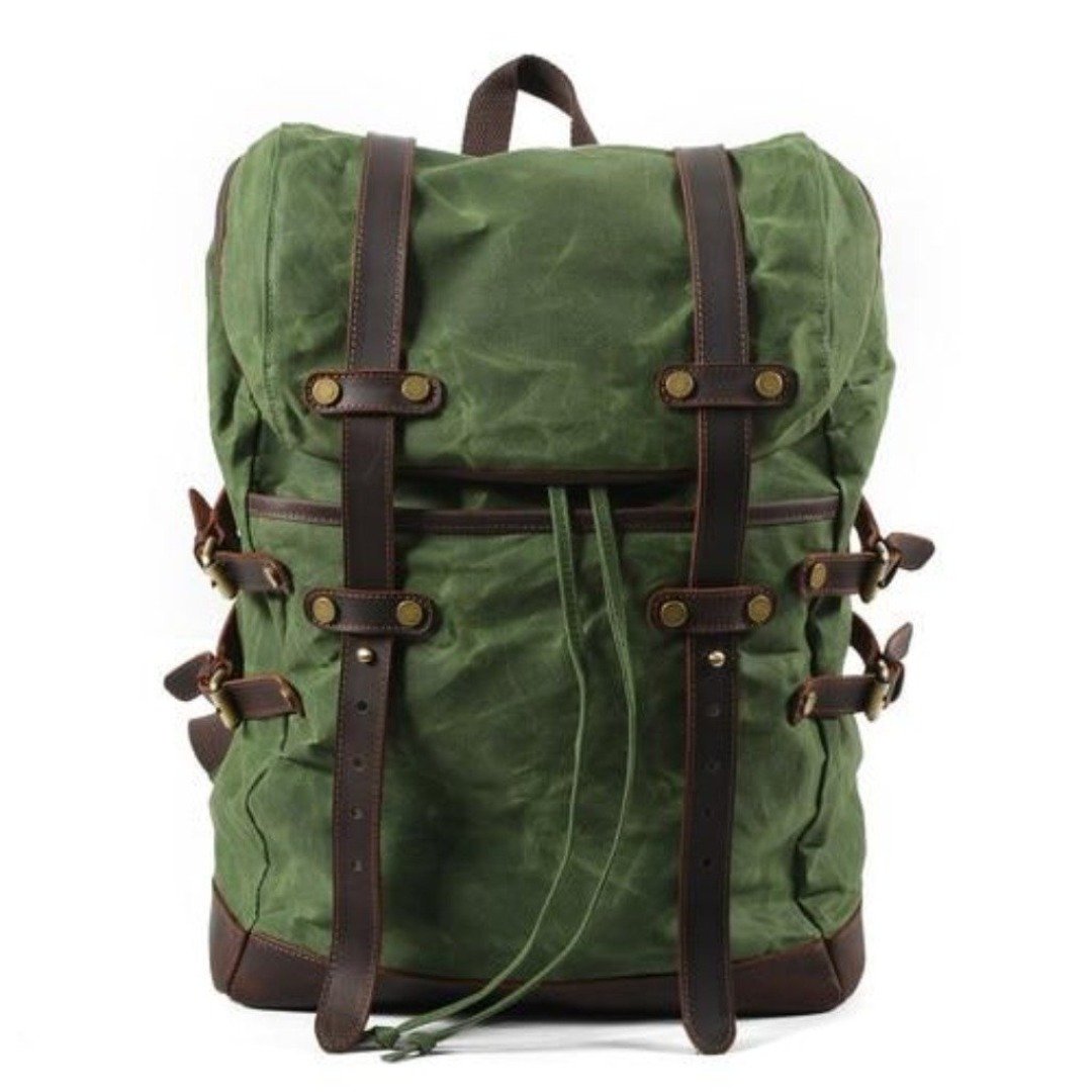 Canvas Men&#39;s Bag Leisure Backpack Men&#39;s Waterproof Outdoor Travel Bag